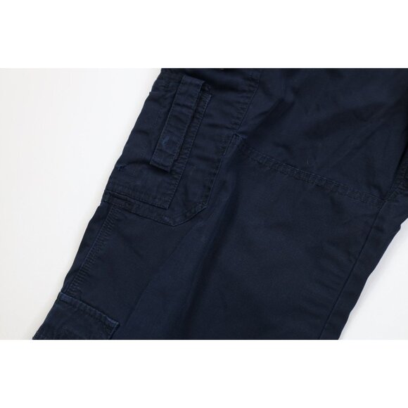 5.11 Tactical Series Mens 38x31 Distressed Ripstop Double Knee Cargo Pants Blue - Picture 6 of 16